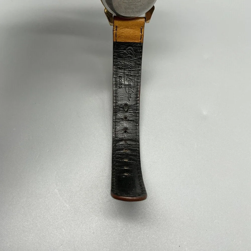Disney Store Womens Watch 28mm Tigger Blue Dial Leather DS-240 New Battery